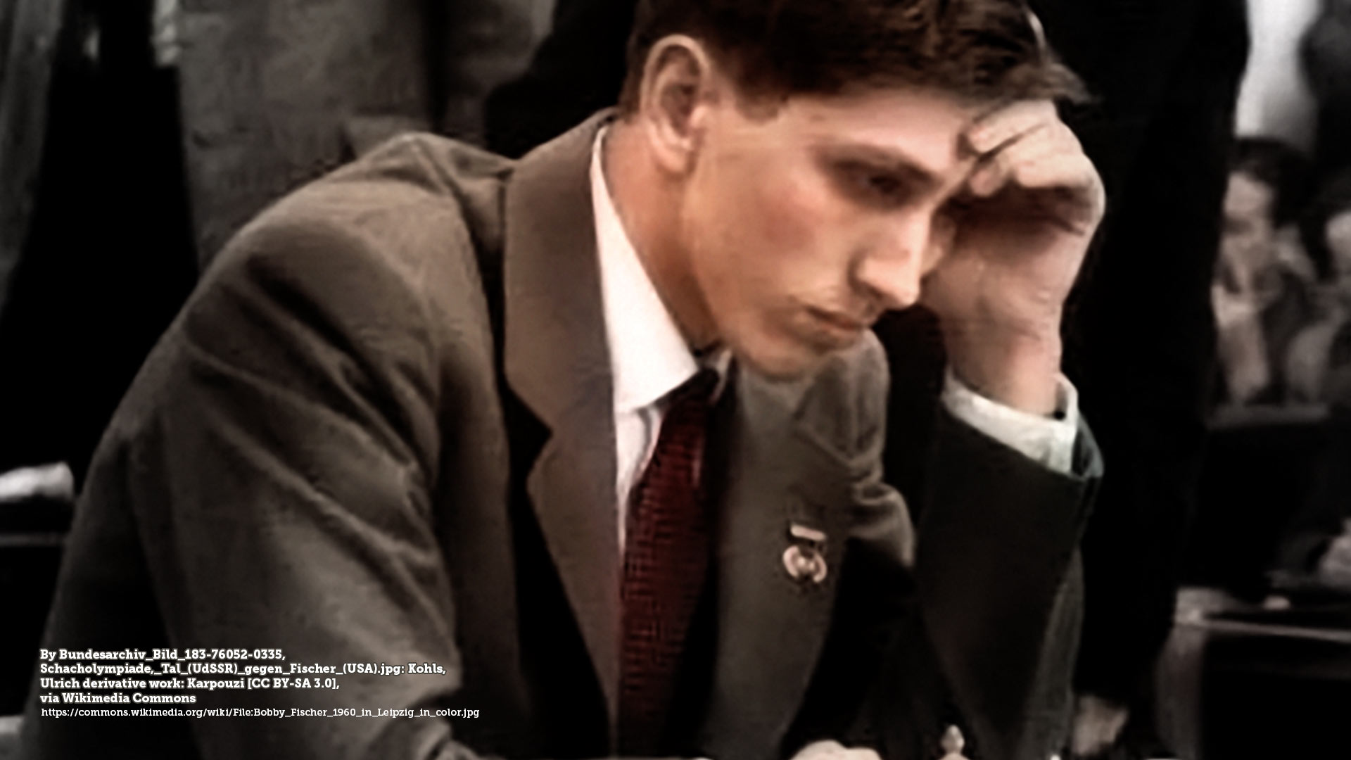 Bobby Fischer Ties Match 